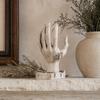 Collectible Eye-catching Candle Holder Resin White 1 Pc