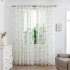 2026 Curtains, Gauze Curtains, Bedroom Translucent Decorative Curtains, Pole Piercing Sheer Curtain