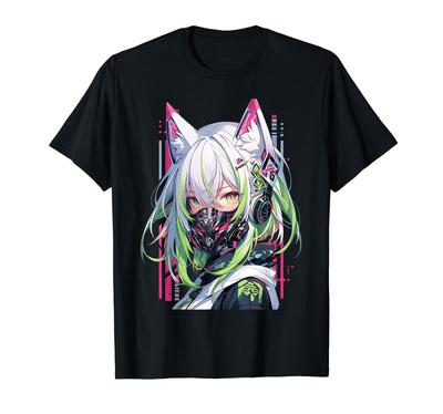 Manga Anime Aesthetic Cyberpunk Techwear Harajuku T-shirt