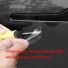 4pcs Premium Door Handle Protective Film for Tesla Model 3/Y Easy to Install, Right Side Car Styling Accessory, Durable Paint Protection