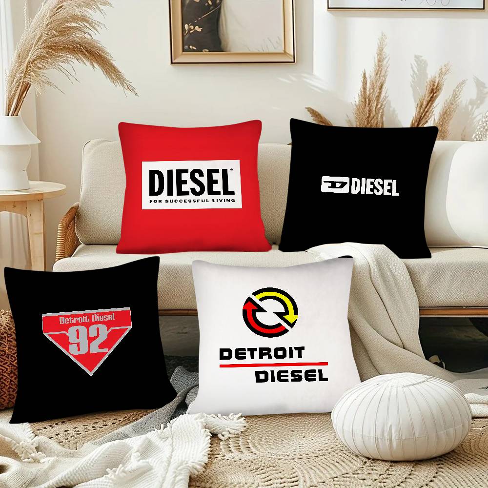 Luxury D-diesElS-Design Pillow Case Fashion Square Pillowcase Bedroom Sofa Room Ins Decoration Leisure