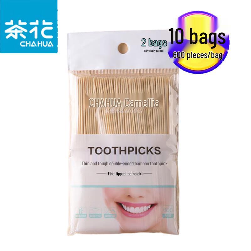 

Chahua Double-Ended Bamboo Toothpicks