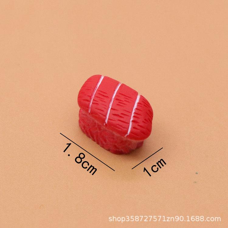 

Simulation Sushi Edible Play Cream Mobile Phone Case Material Hairpin Earrings Handmade Shop Doll House Diy Small Ornament Toy