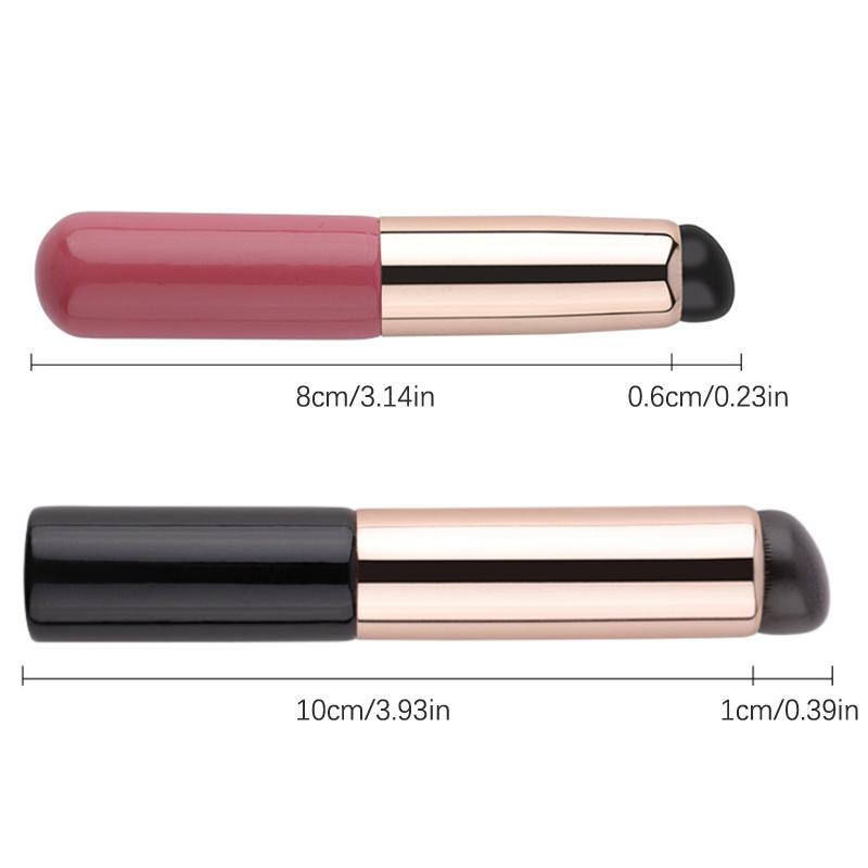 Silicone Angled Concealer Brush Like Fingertips Q Soft  Portable Round Head Silicone Makeup Brush Lip Brush Lipstick Brush