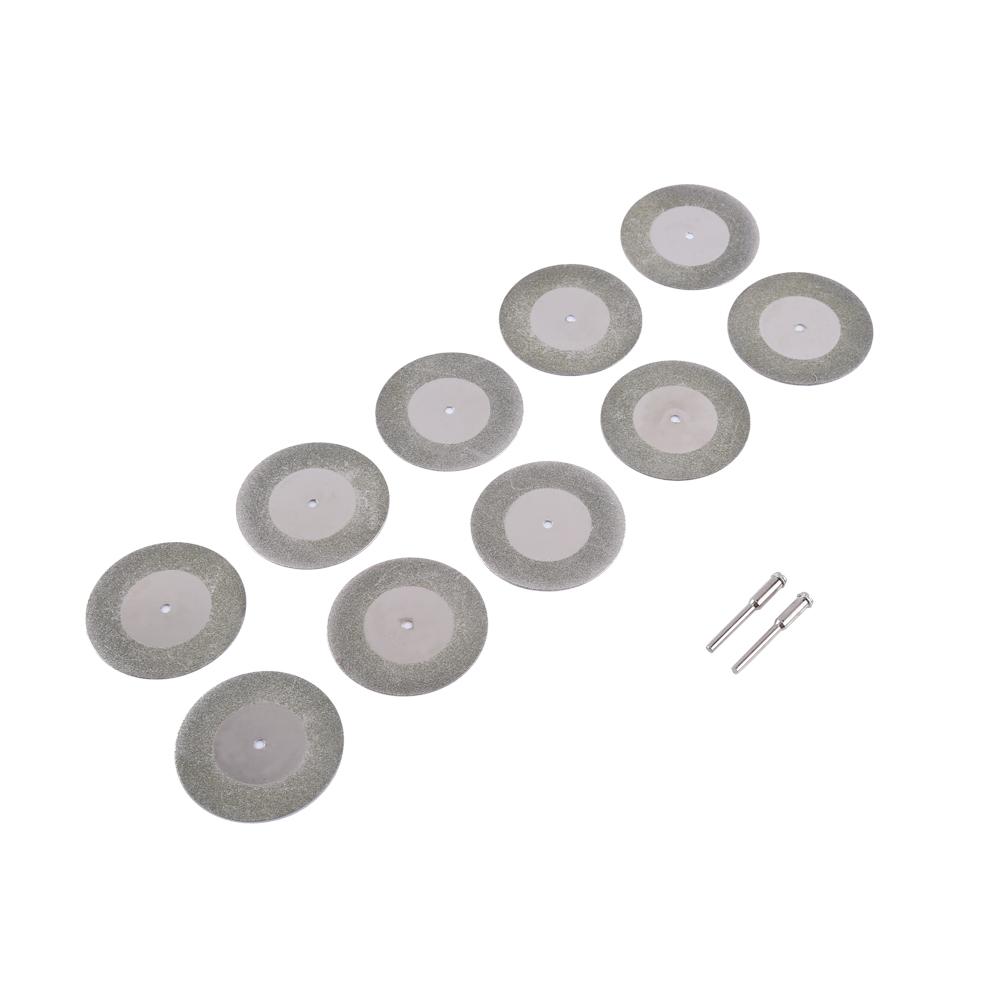 10X Saw Blade Cutting Disc Wheel Grinding + 2 Mandrel For Grinding Machine