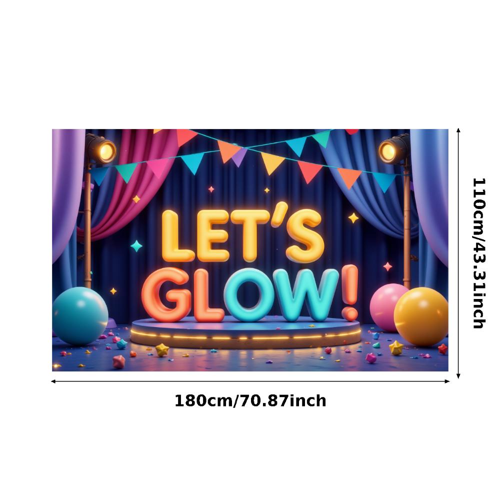 Photo Prop LED Neon Banner Party Decoration Glow Effect Neon Sign For Festival Decoration Party Celebration Night Event