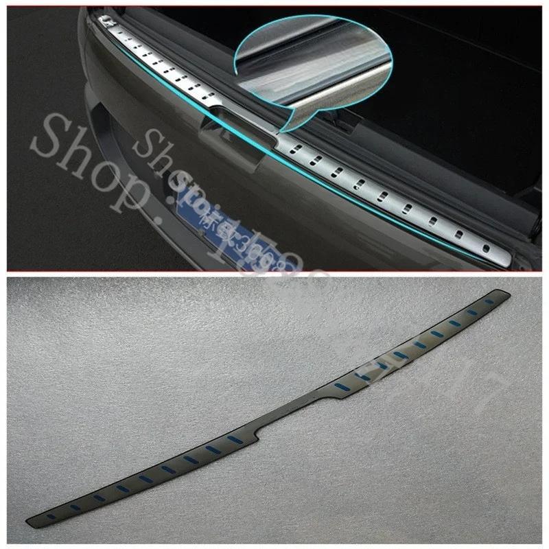 For Peugeot 3008 2010 2011 2012~ Stainless Steel Rear Bumper Protector Trunk Bumper Trim Cover Protector Car Accessories