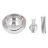 Single Cutlery Set Resuable Portable Stainless Steel Cutlery Set for Travel Picnic Camping Or Office Daily Use