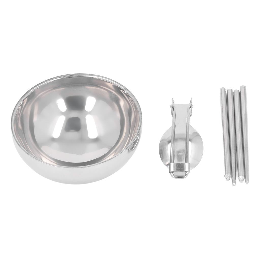 Single Cutlery Set Resuable Portable Stainless Steel Cutlery Set for Travel Picnic Camping Or Office Daily Use