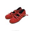 Sheepskin Version~ Red Bow Small Single Shoes Women's 2025 Spring and Summer Leather Retro Shallow Mouth Rivet Ballet Flats