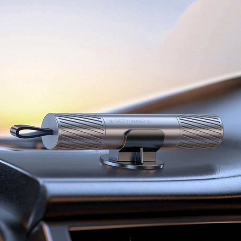 Safety Hammer Multifunctional Rescuing Hammer Car Hammer with Belt Cutter Vehicle Escape Tool Car Window Breaker