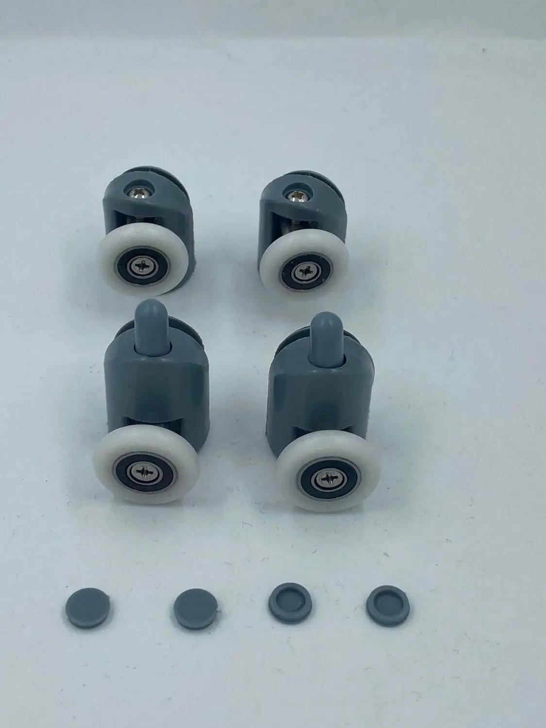 

4шт-8шт/комплект Шкив для душевых кабин/Ролик для душевой комнаты/Полозья/Колеса/Шкивы Диаметр 20мм/22мм/23мм/25мм/27мм 19mm&6mm