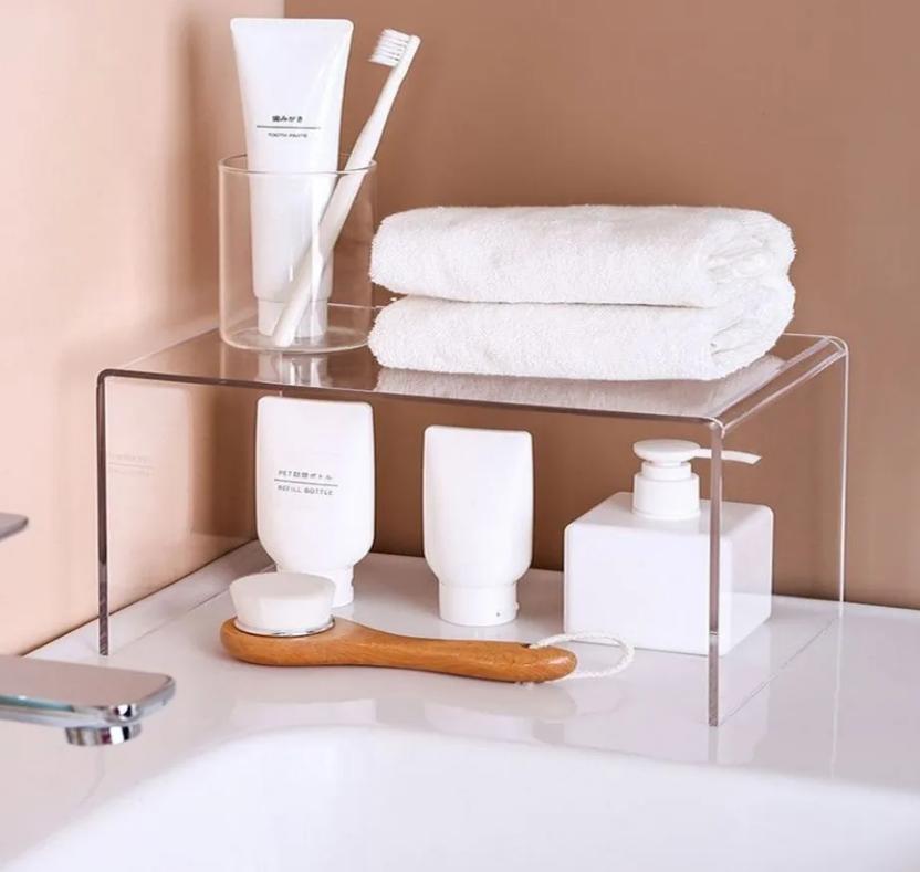 

Clear Acrylic Riser Set 1 Display Stand Risers One Size