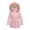 Girls Down Cotton Jacket 2025 New Winter Children Clothing Girl Mid-Length Three-Proof Coat Warm overcoats