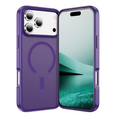 Mobile Phone Case N52 Strong Magnetic Semi-Permeable Matte Skin Feel Magnetic Suction Case for IPhone17/16/15/14pm for Apple Case