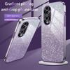 Für Huawei Honor 70 Luxus Galvanisiertes Glitzer-Case Für Honor 70 Pro Weiche TPU Stoßstange Transparente Handy-Rückseite
