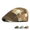 Spring Plaid Peaked Cap Unisex Berets British Vintage Progressive Cap