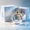 Acrylic Christmas Pendant Acrylic Holiday Hanging Decoration Led Hanging Bauble Delicate Christmas Ball Ornament For Entryway