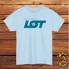 LOT Polish Airlines Logo T-Shirt a BlackGreyWhiteNavyRedLight Blue S-5XL