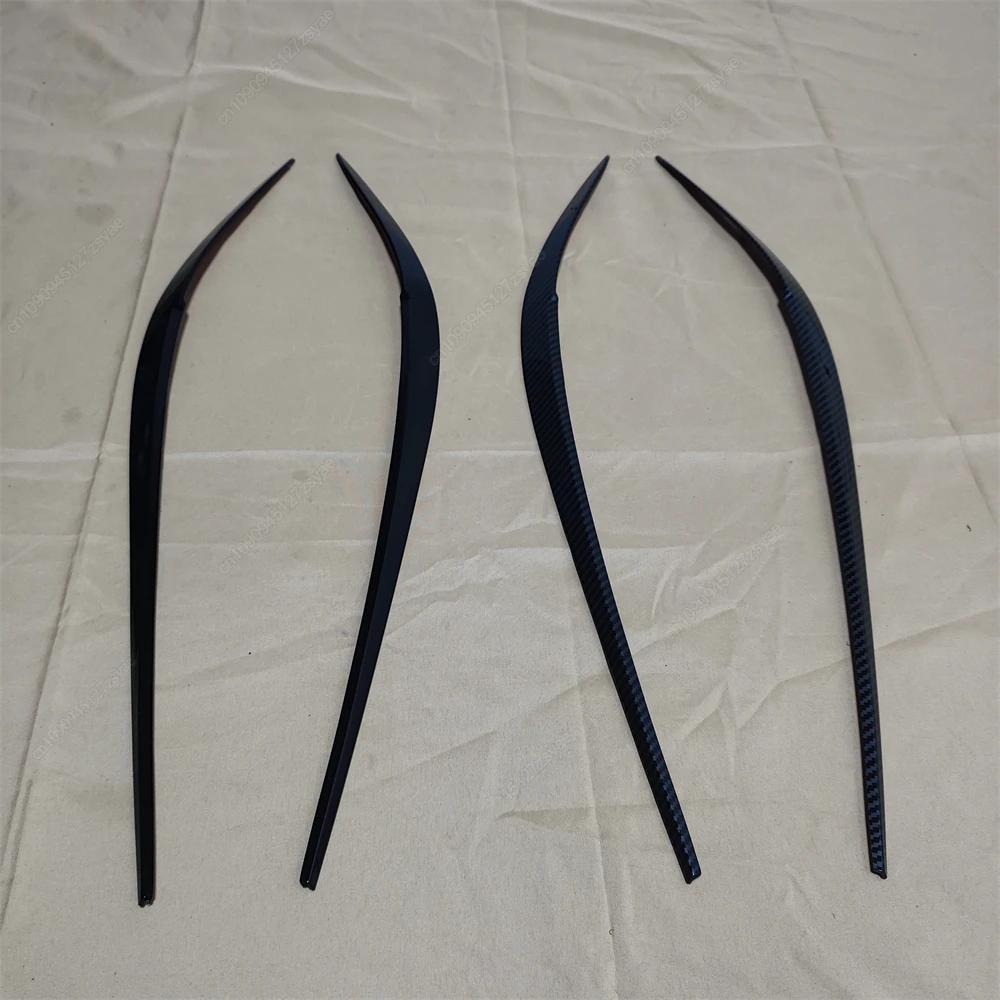 Car Front Headlight Eyebrow Eyelids Stickers Body Kit Trim For BMW 3 Series G20 G21 320i 325i 330i 2019-2022 Sedan / Touring