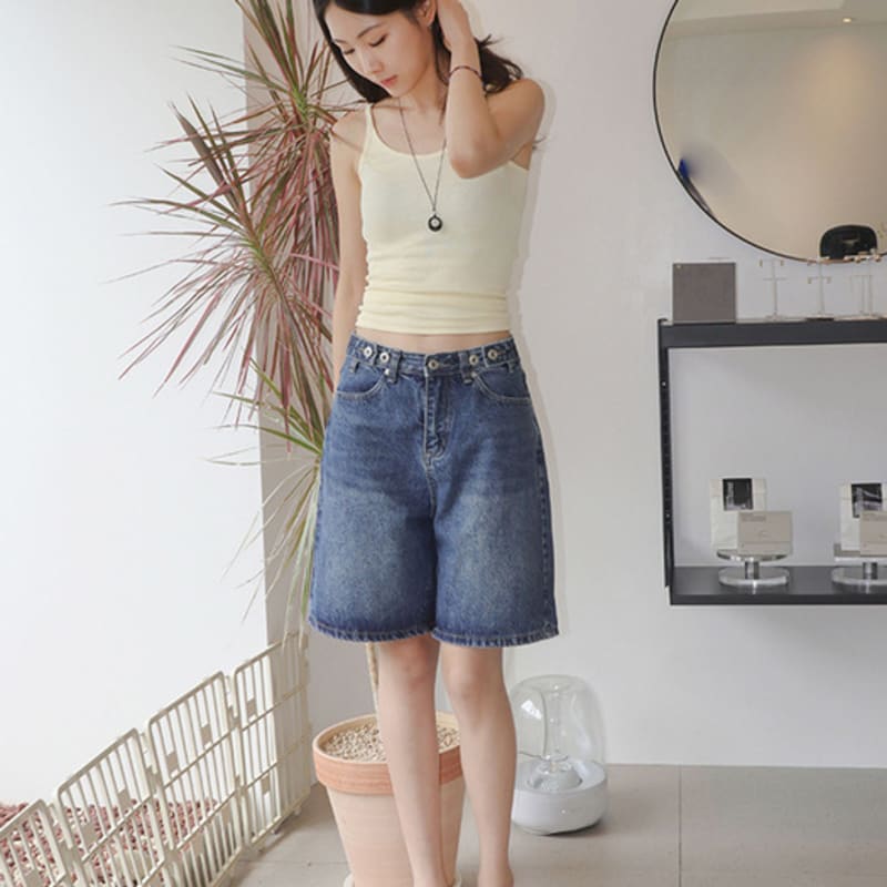 modernlike 14k gold-filled silver round one-touch earrings