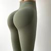 Women's High Waist Smooth Sports Yoga Pants Sports Tights Perspective Yoga and Gym Running Quick Dried Pants