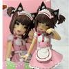 Sold Cat Maid Anime NEKOPARA Figure Chocolates Vanilla Pretty Cat Style Model PVC Static Child Toys Collectible Gift Doll
