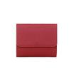 Women's High-End Solid Color Tri-Fold Wallet & Card Holder