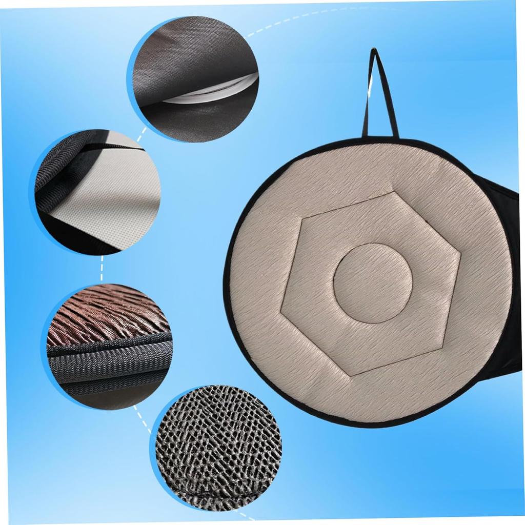 Swivel Car Seat, 17.7x15.7 Breathable Comfortable 360° Rotating Seat Cushion, Non Slip Portable Swivel Car, Easy Install Cushion for Elderly