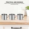 5 Pcs Stainless Steel Water Cup Childrens Cups Mug Drink Metal Mugs Drinking