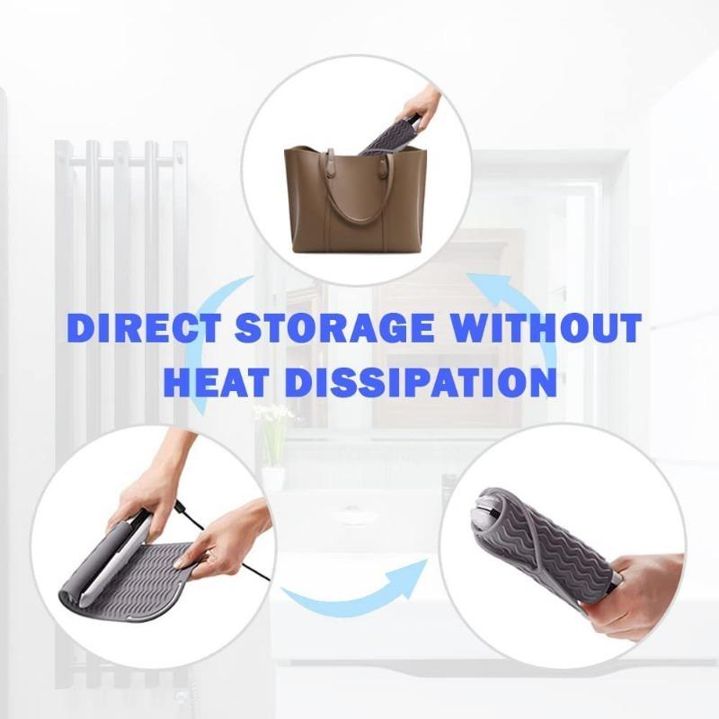 1PC Explosive Curling Iron Pad Hair Straightener Hair Perm Heat Insulation Pad Hair Perm Anti-Slip Mat