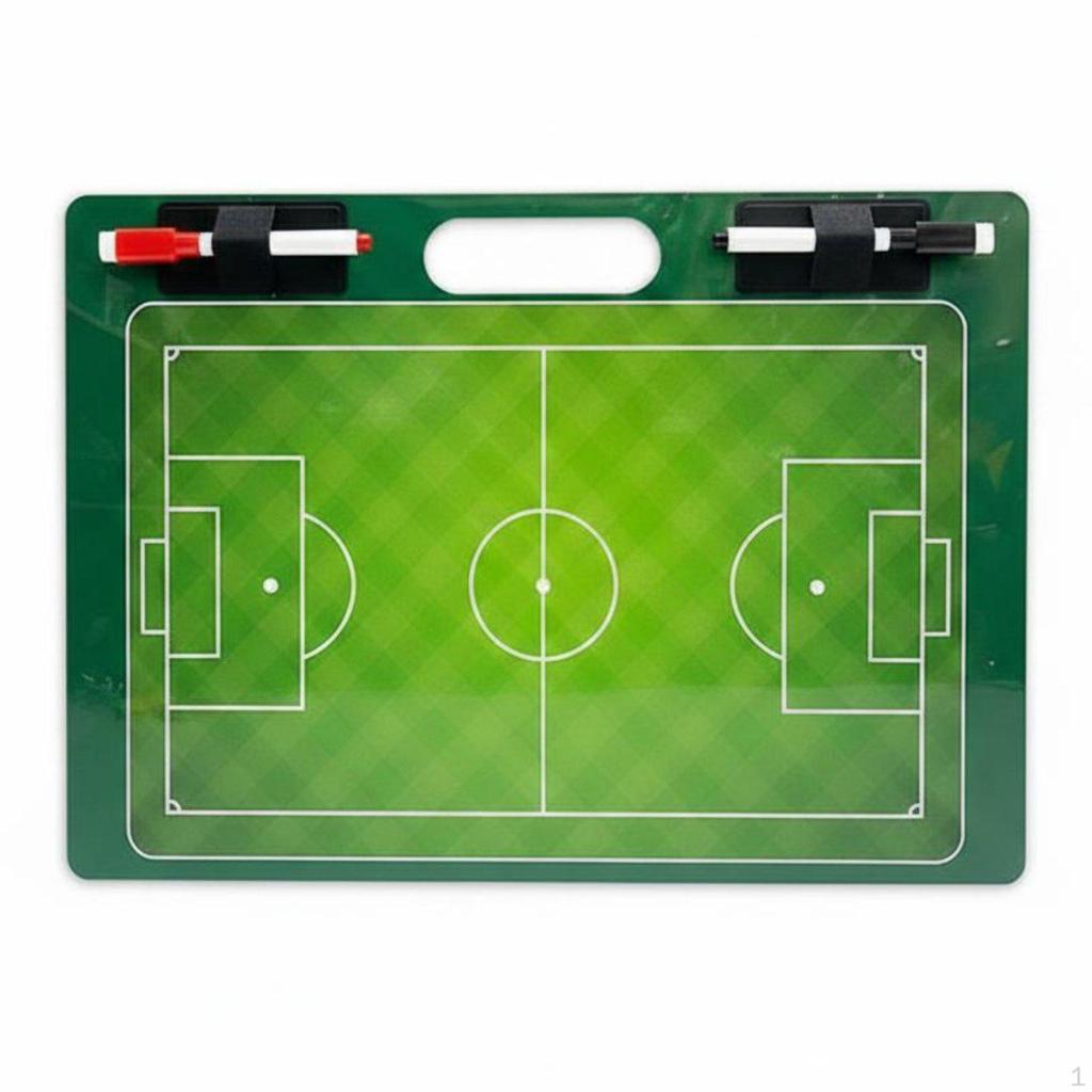 Football Strategy Board DoubleSided Soccer Instructor for Coaches, Team Captains,