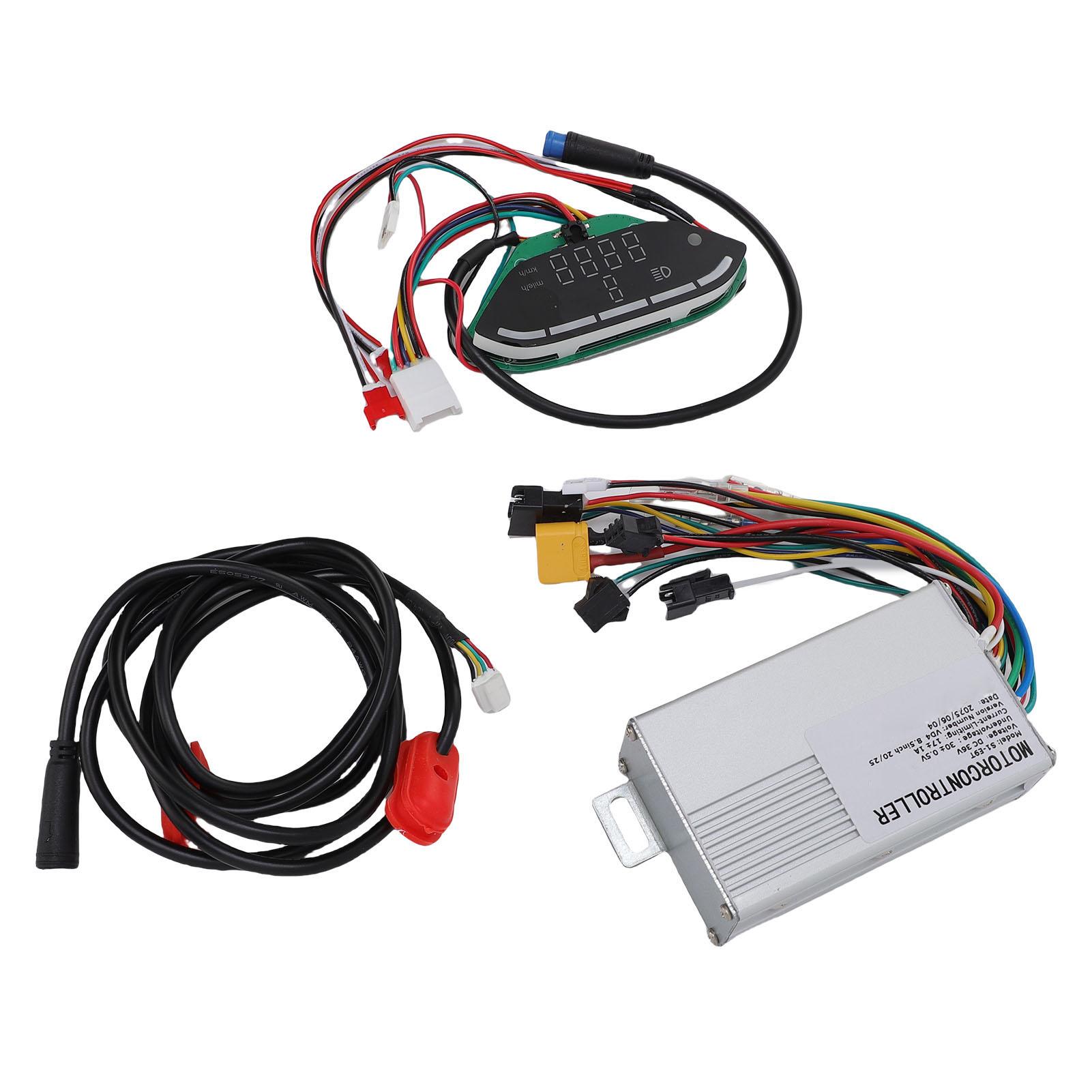 

Electric Scooter Controller Kit Motor Controller Display Panel Bluetooth Board Silicone Plug Communicating Line