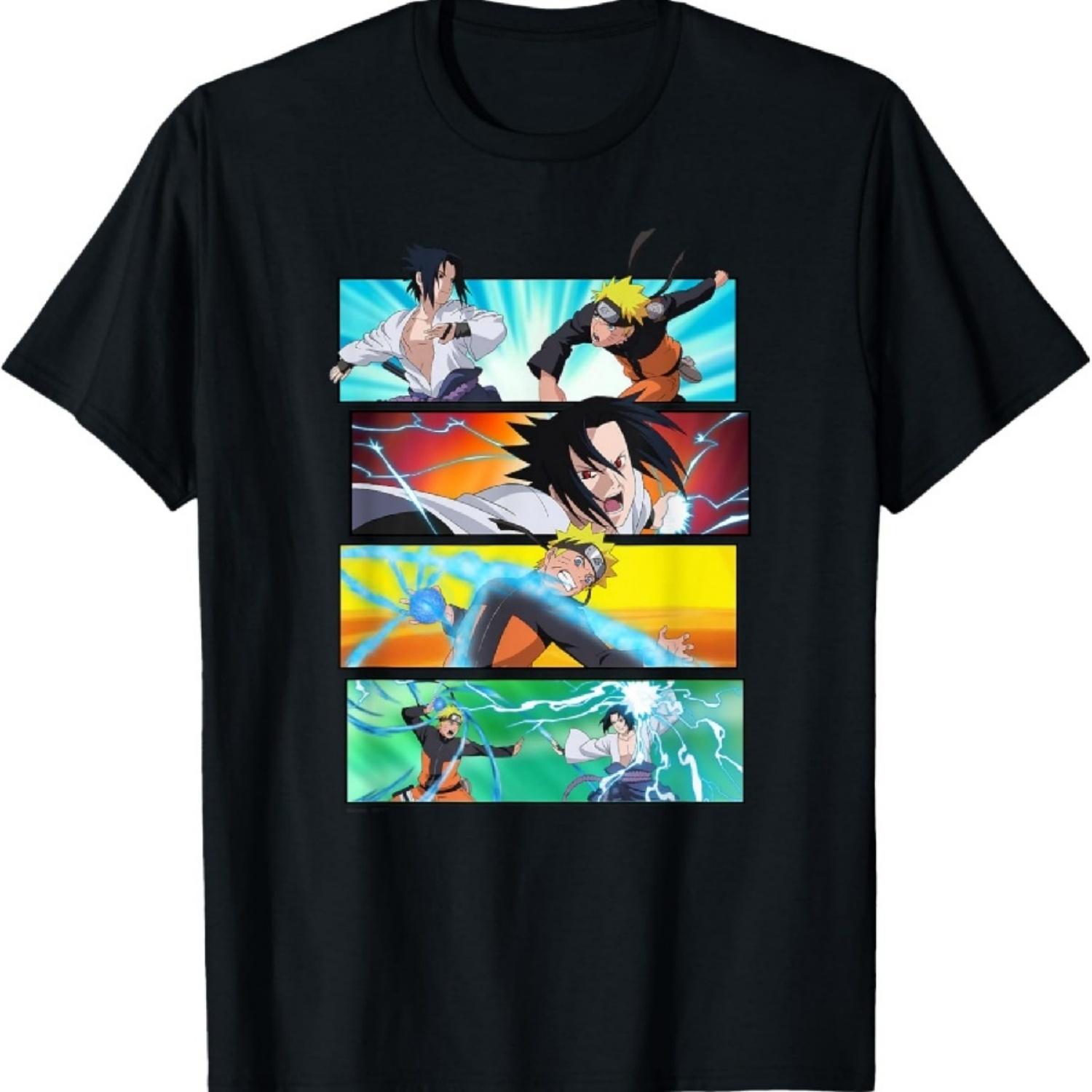 

Ripple Junction x Naruto Shippuden Naruto vs Sasuke T-Shirt XXXXXL різнокольоровий