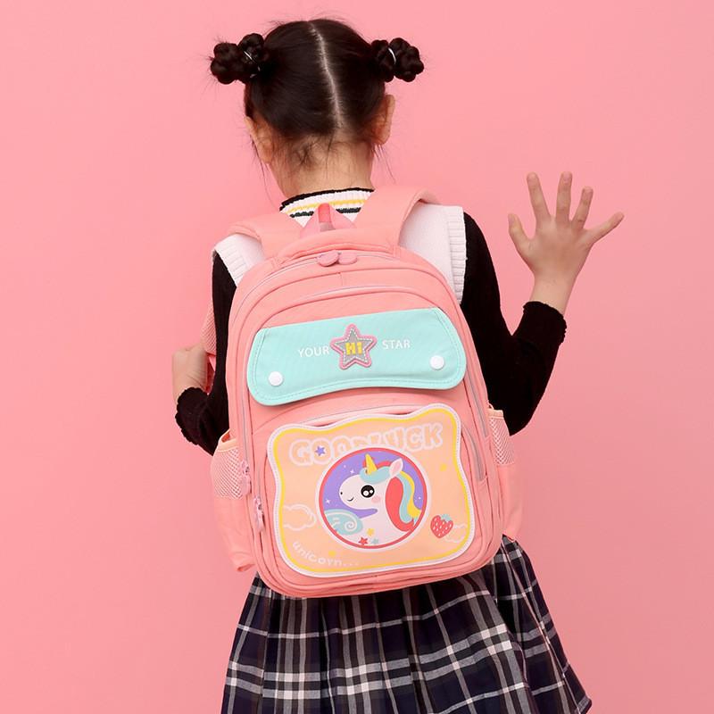 2024 New Cartoon Backpack For Girls Boys In Grade 1-2 Stylish Kids School Bag