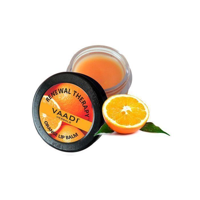 Lip Balm with Orange (10 G), Orange Lip Balm Vaadi Herbals