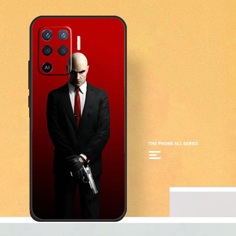 Man Hitman Agent Case For Oppo A74 A94 A54 A15 A17 A57 A6 A5 Pro A16 A76 A96 A40 A60 A80 A18 A38 A58 A78 A98