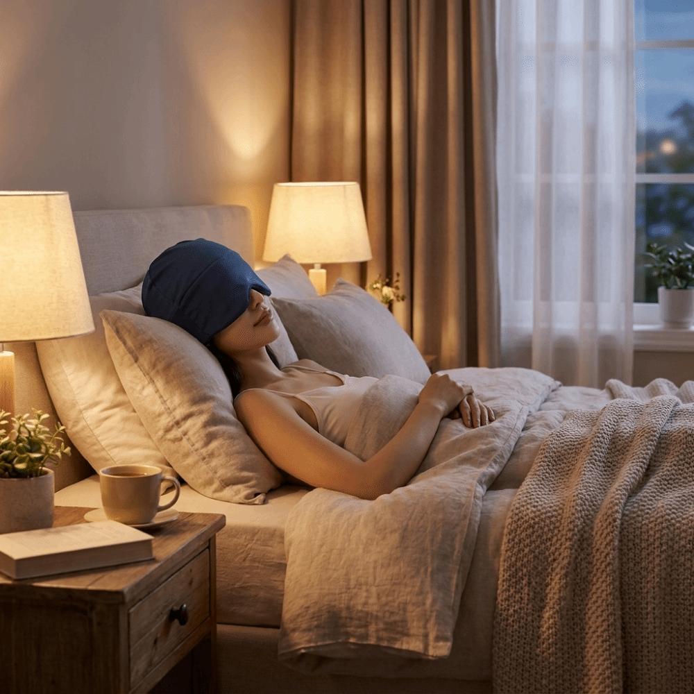 Air Conditioning Microgravity Deep Sleep Cap Light Blocking Blackout Sleep Mask Sleep Eye Mask  Nap