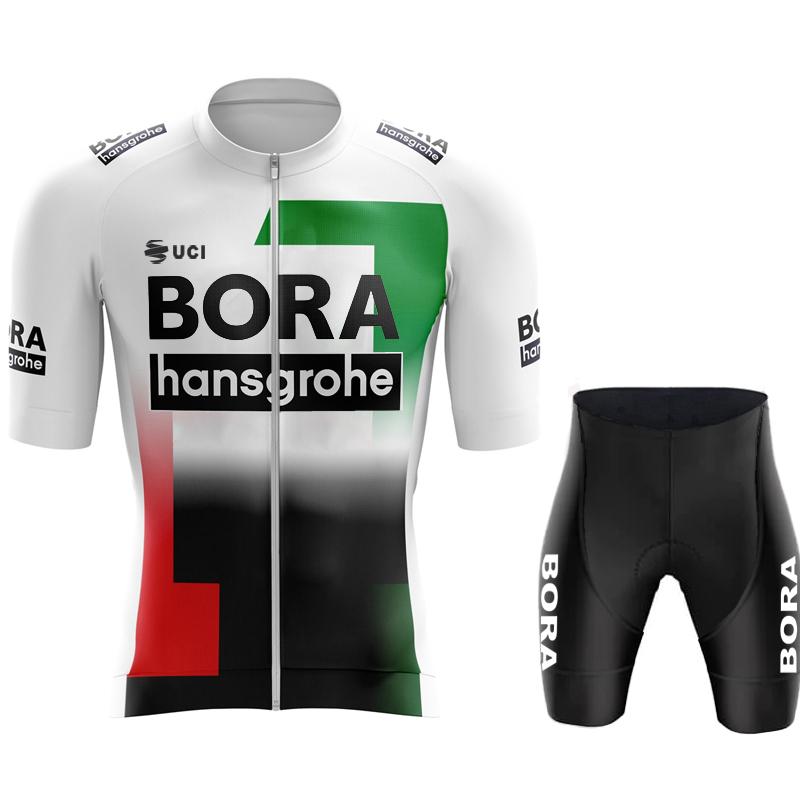 2026 Sommer Atmungsaktives Radsportanzug Set Sportbekleidung Trikot Mann Pro Team Ausrüstung Trägerhose Sommerkleidung Tricuta Herren Outfit Bluse Gel-Shorts Set Mtb