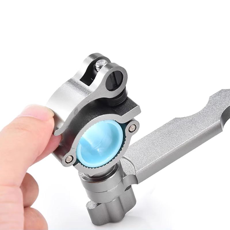 Aluminum Fishing Chair Umbrella Bracket Adjustable Fishing Chair Umbrella Holder Clamp Fishing Chair Clamp Bracket