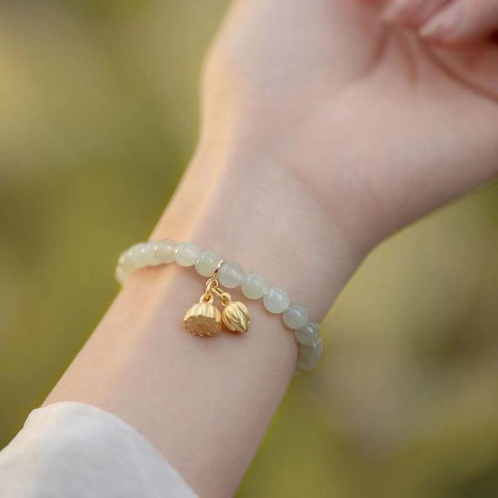 Imitation Hetian Yutu Fu Brand Bracelet Women's Design High-value Bracelet Girlfriend Gift