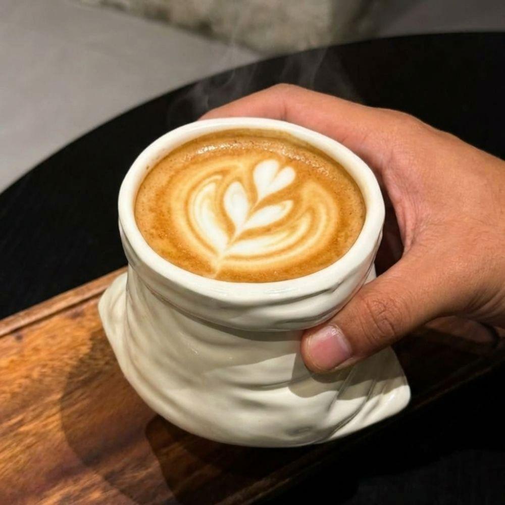 Non-slip Cloth Bag Shaped Mug Heat-resistant Irregular Mugs Milk Cups Coffee Cups  Kitchen Drinking