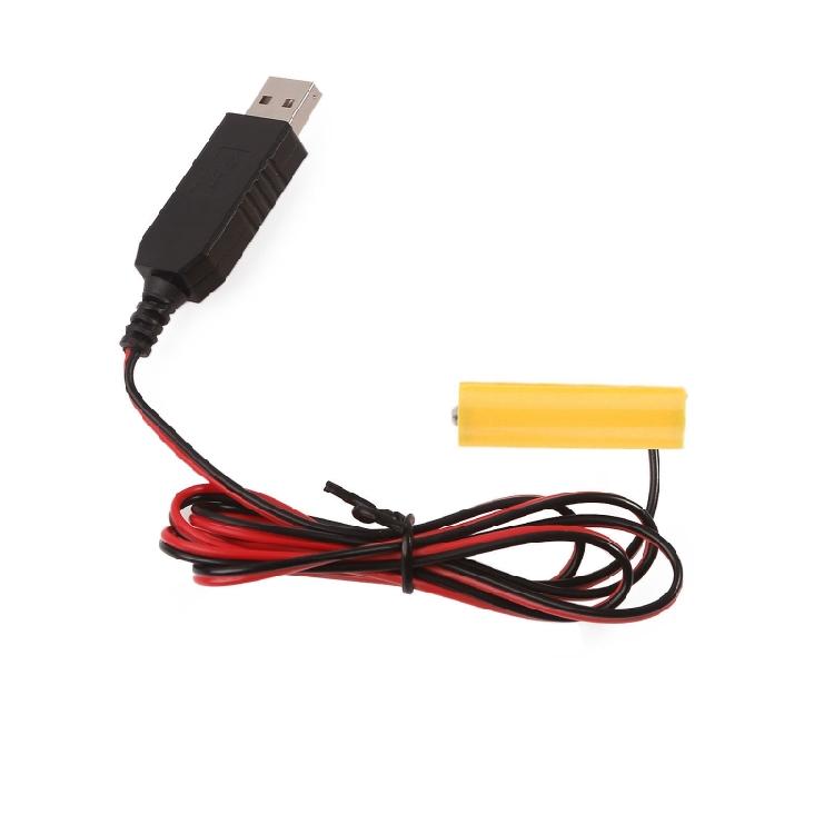 USB 5V to 1.5V Power Converter AA Battery Eliminators Replace 1Pcs 1.5V AA