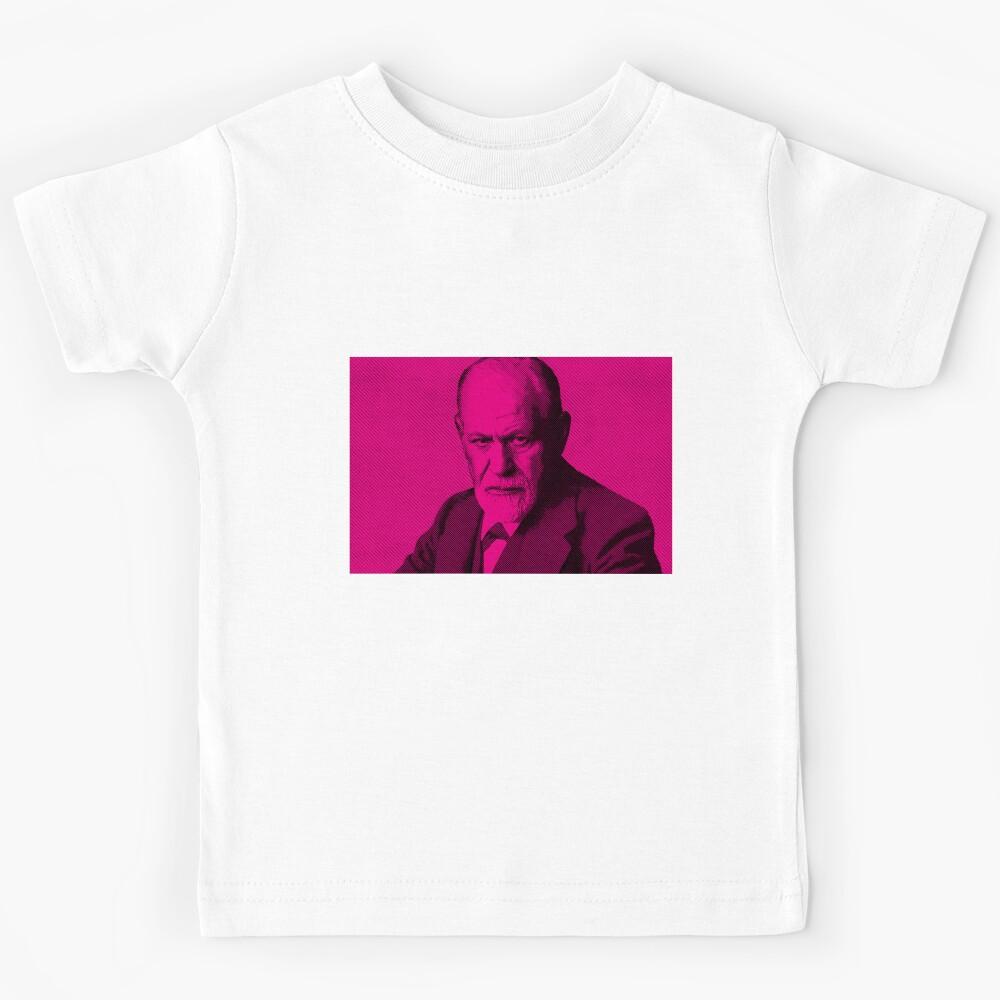 Pink Freud - no tagline, cropped image Kids T-Shirt 170