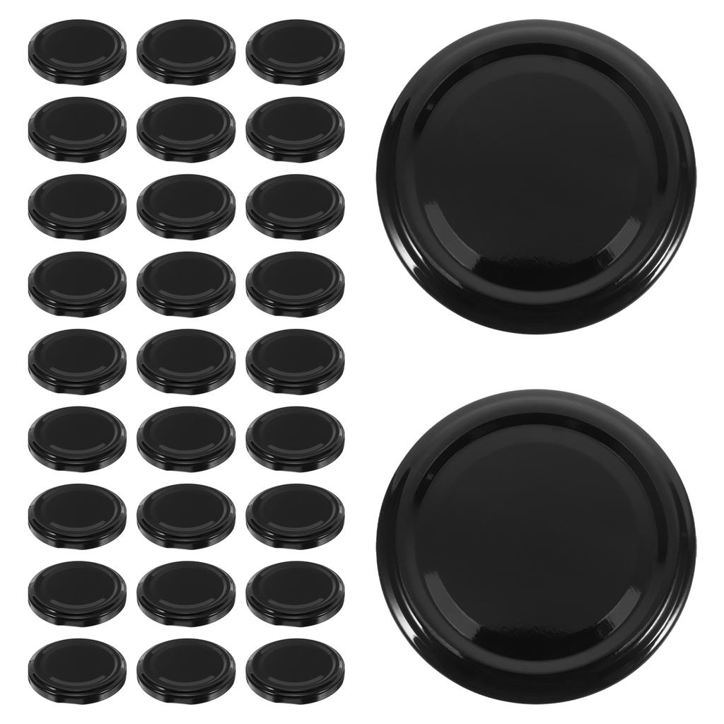 50 Pcs Mason Jar Lids Regular Mouth Airtight Tinplate Caps for Glass Jars Wide Mouth Canning Covers Replacement Home Storage