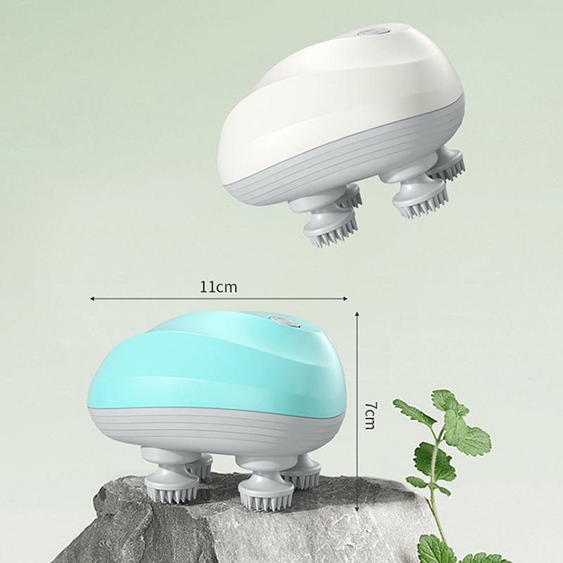 Electric Head Massage Machine Silicone Waterproof Scalp Massager Head Relaxation Unlimited Portable Home Massager