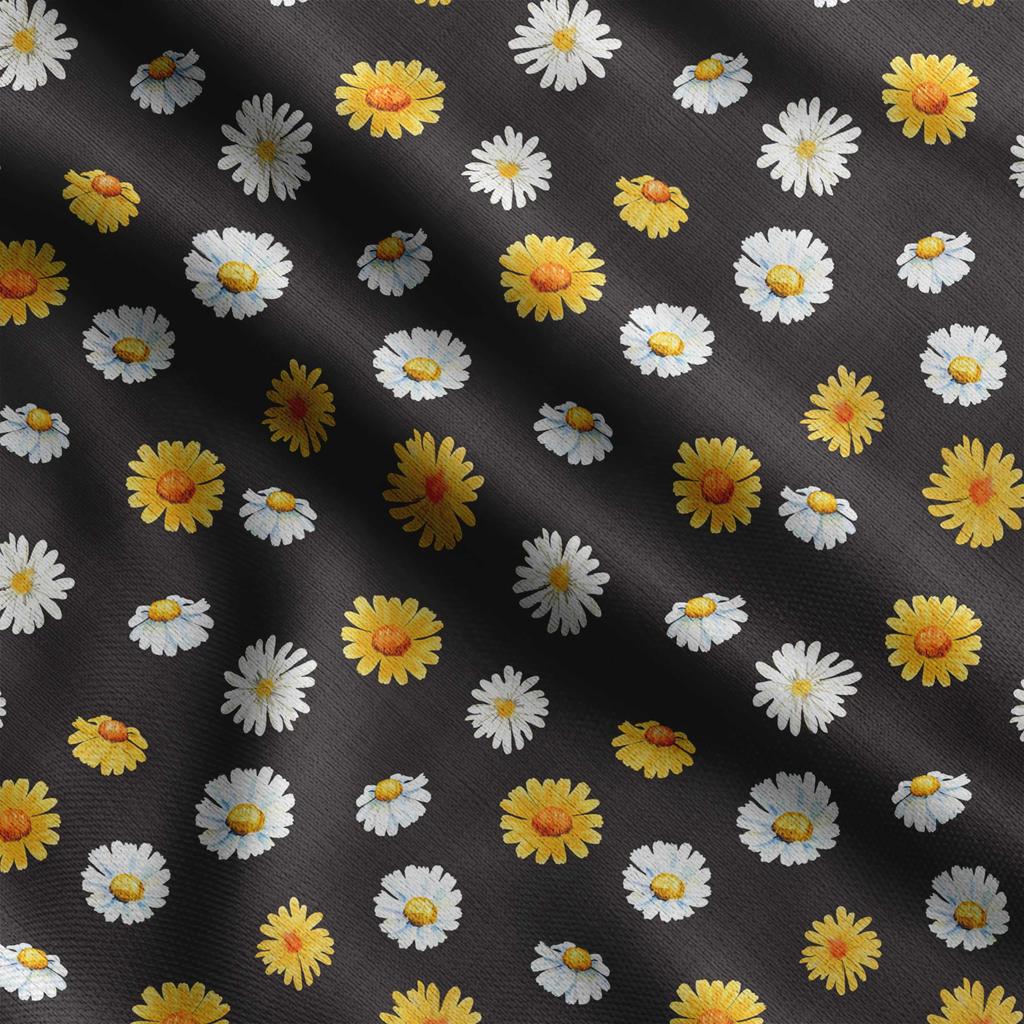 Soimoi Floral Print,  Cotton Cambric, Quilting Fabric Sold by The Yard 42 Inch Wide, Medium Weight Cotton Fabric, Sewing  Supplies,Blue &