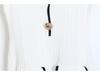 Women's Color-Block Lapel Knit Dress: Slim-Fit, Short-Sleeve, A-Line Design for Spring/Summer