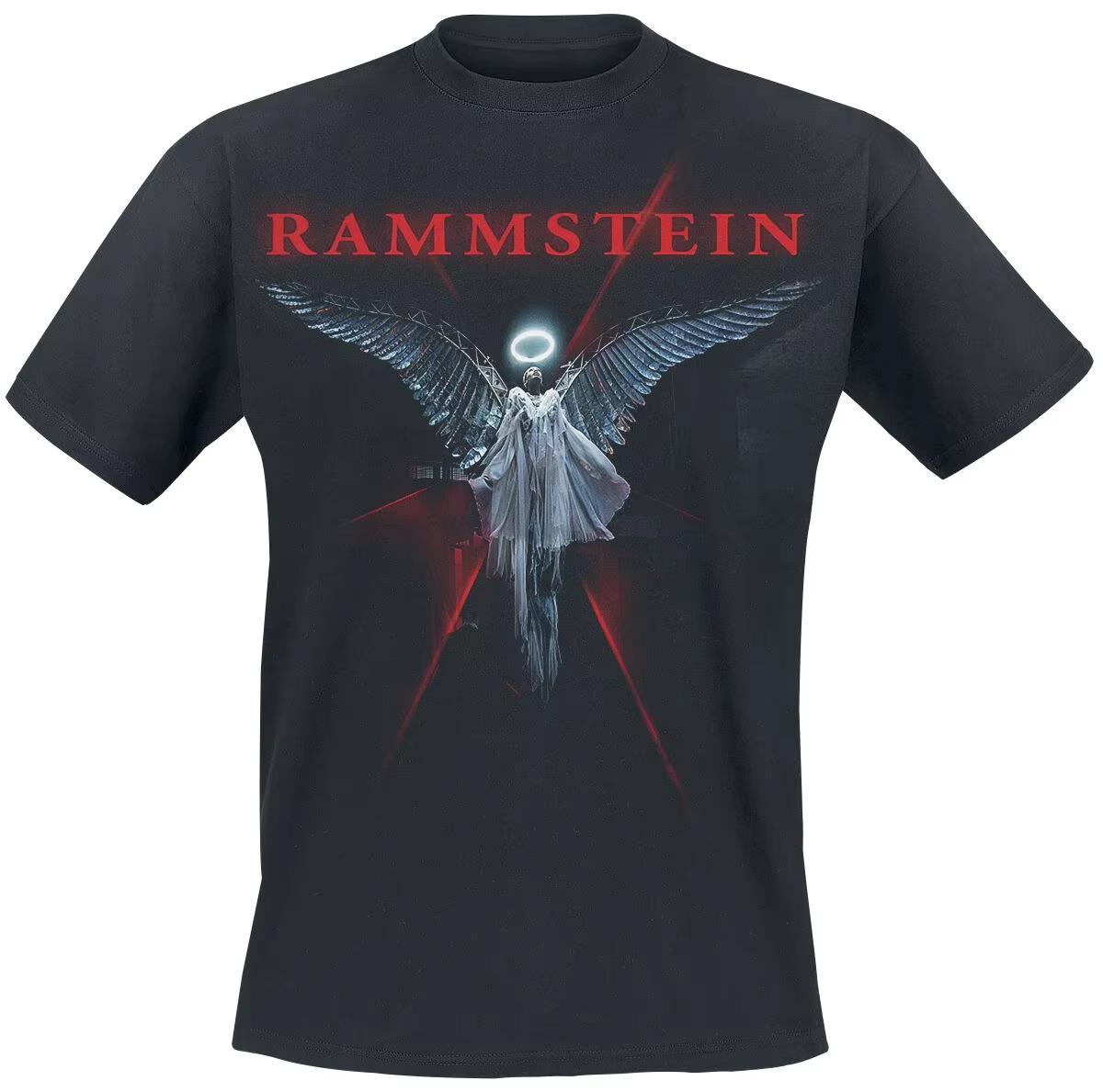 

Graphic Print Tshirts Mens Womens Casual Short Sleeve Crew Neck Cotton Tee Luxury Brand High End Unisex Fashion Tops Band - M... S разноцветный
