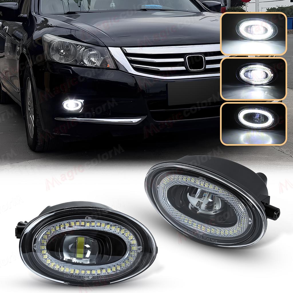 2PCS LED Fog Lamps For Honda Accord       For Civic - For JAZZ FIT - Car Acssories 12V